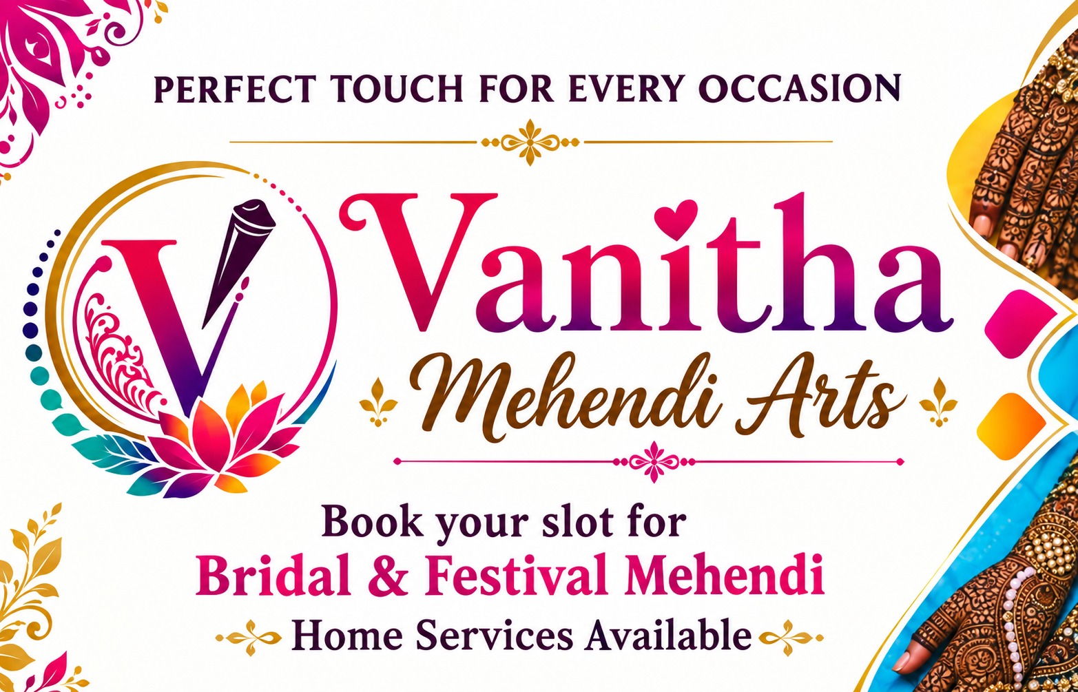 Vanitha Mehandi Artist