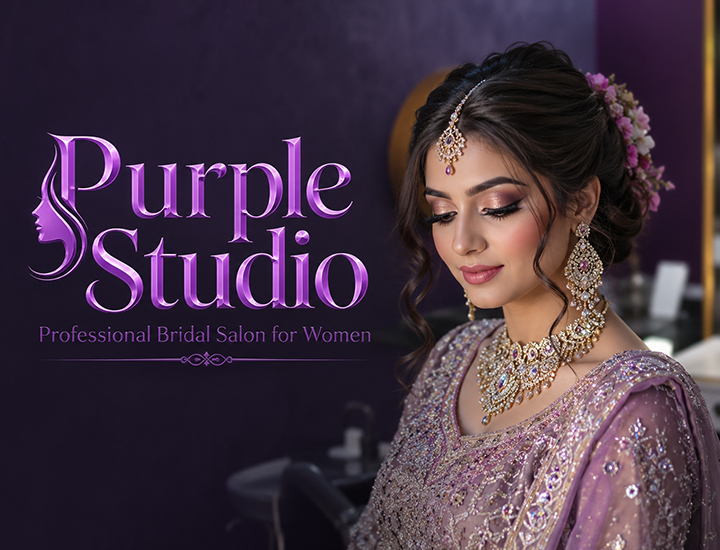 Purple Studio professional Bridal salon for women