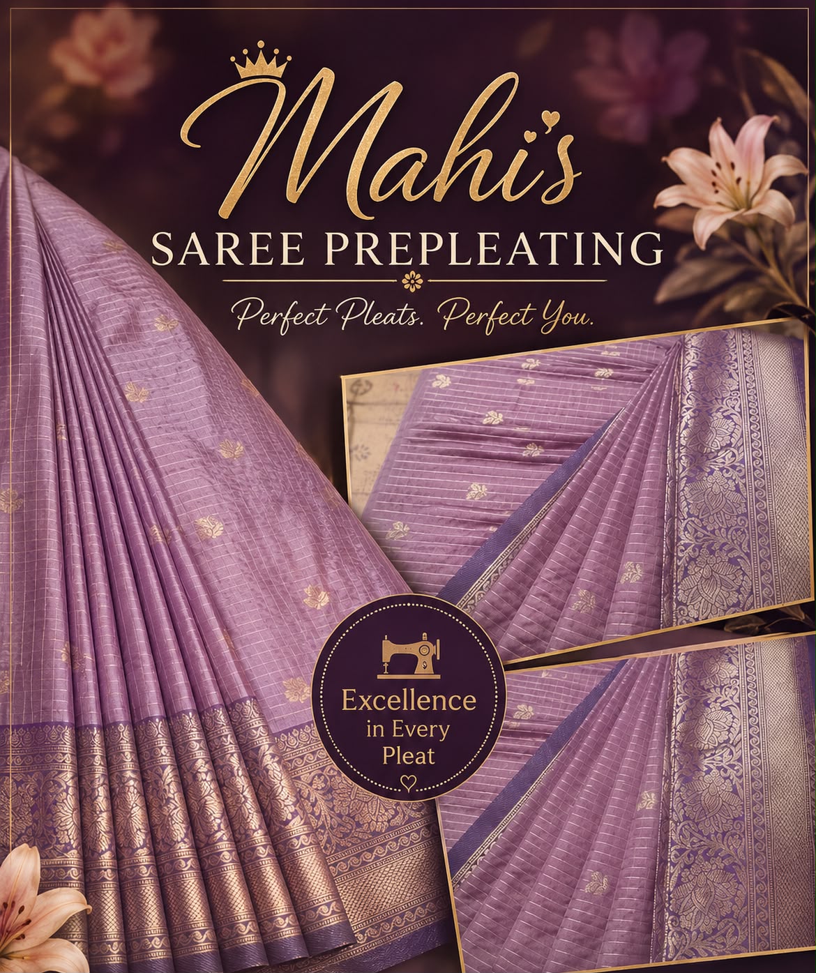 Mahi's Saree Prepleating