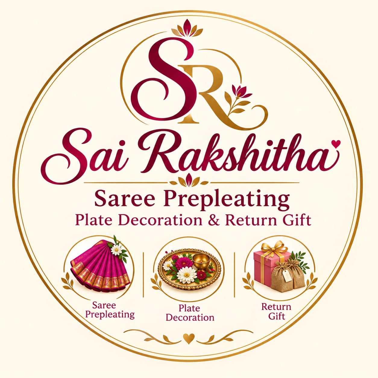 Sai Rakshitha Saree Prepleating